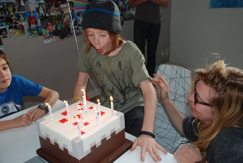 Virtual Minecraft Party In Person Kids Birthday Parties - roblox and minecraft birthday cake